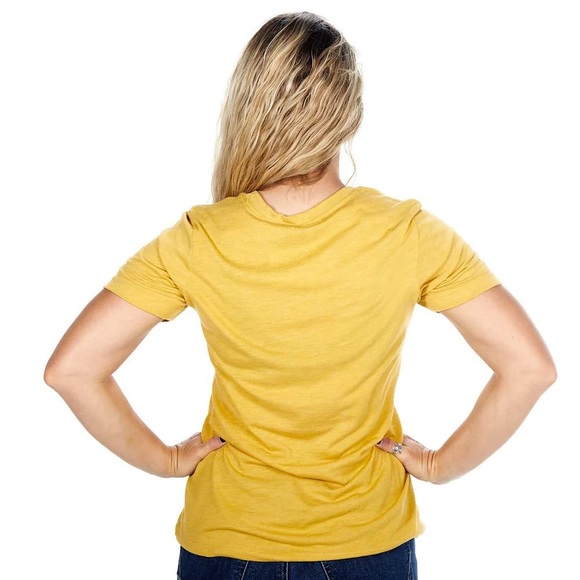 Rodeo Quincy Carmen Cantina Mustard Yellow Tee L - Picture 2 of 2